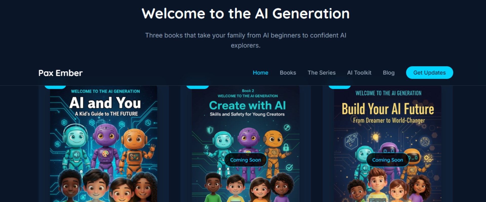 Publishing company website design