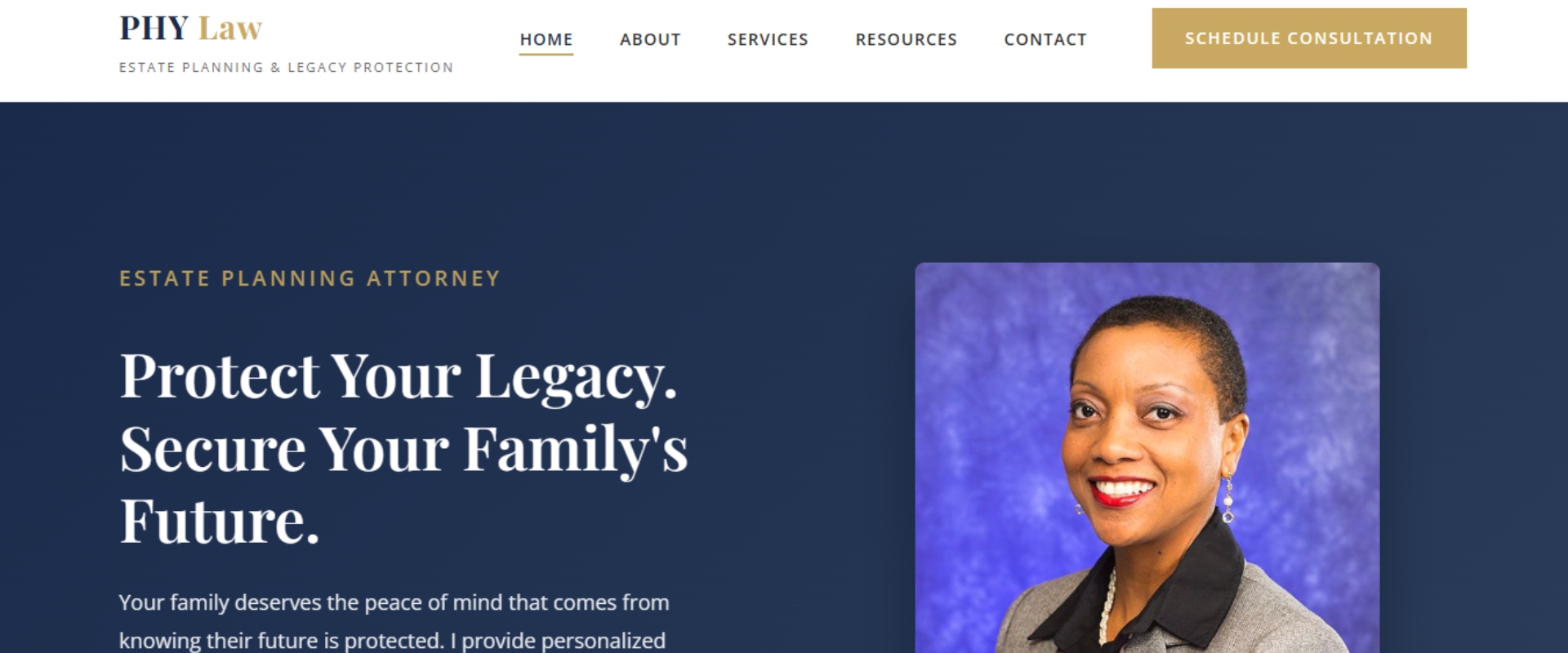 Law firm website design